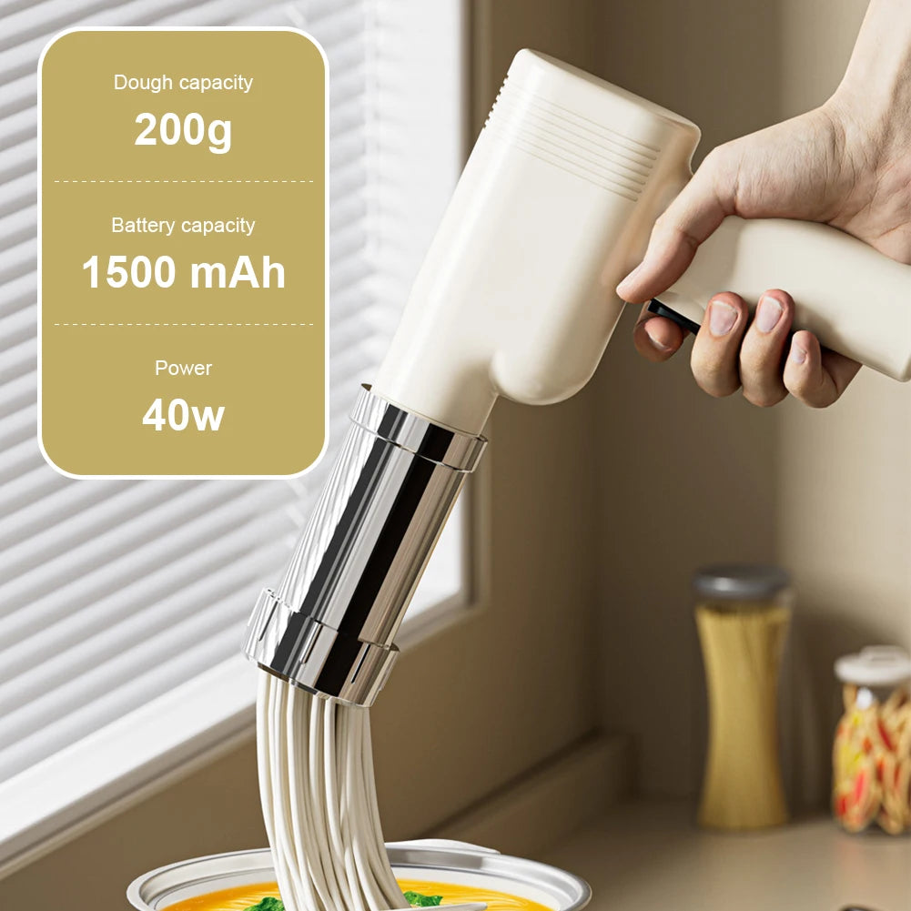 Cordless Electric Pasta Maker & Noodle Press