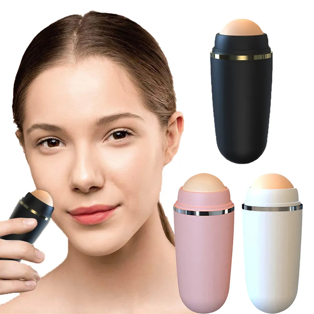 Volcanic Stone Facial Oil Absorber Roller