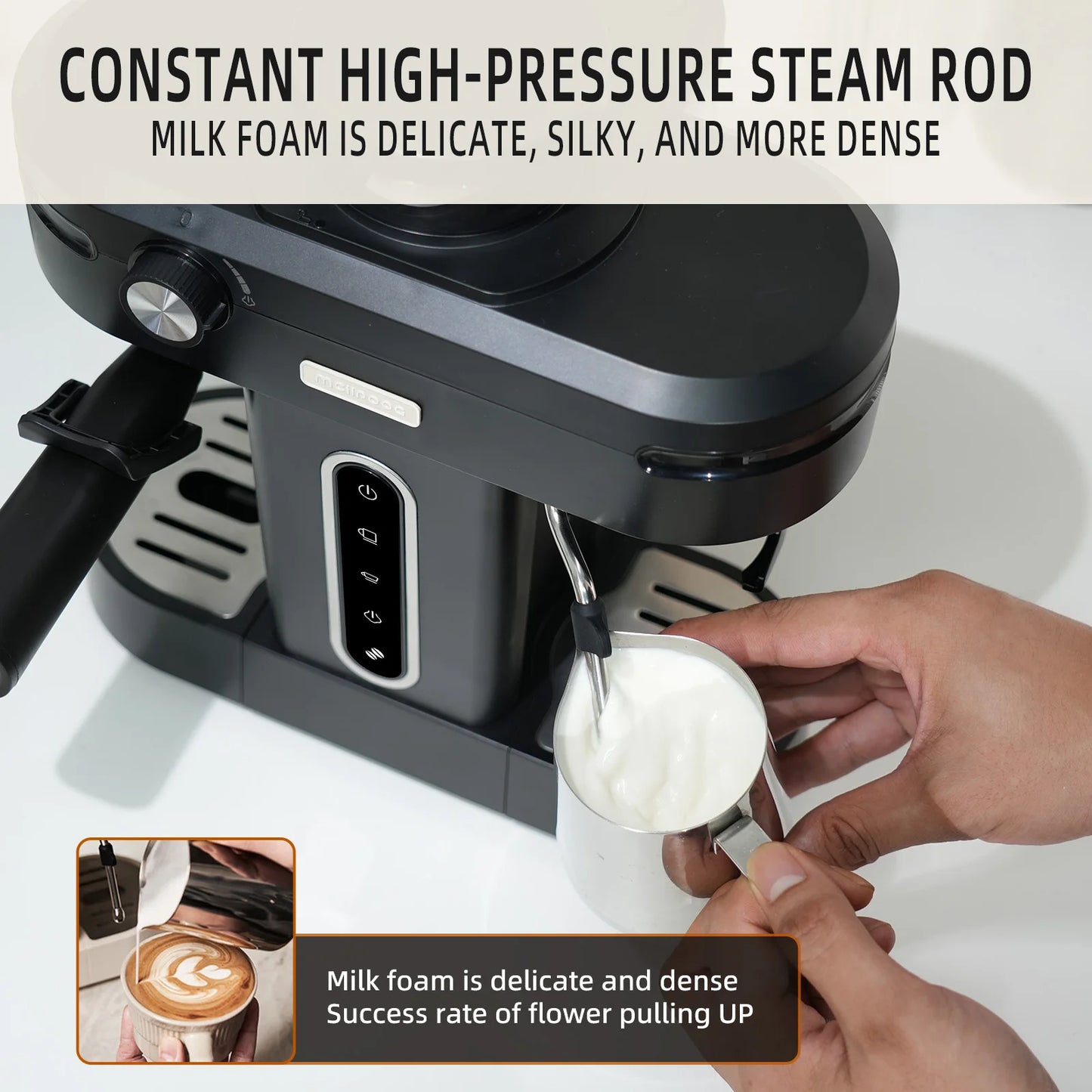 Mcilpoog AC510: 3-in-1 Espresso Mastery