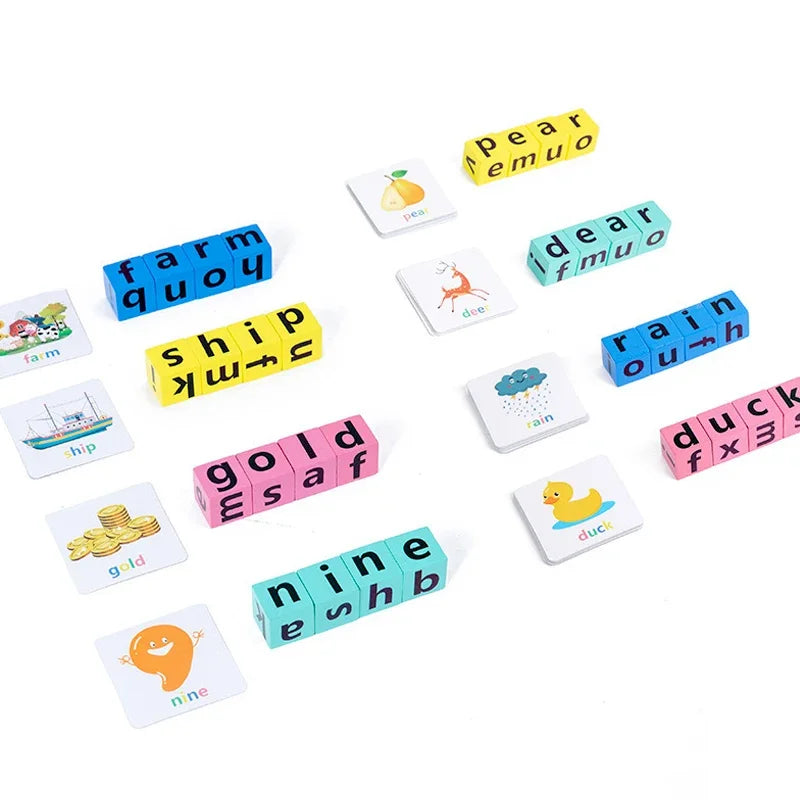Ring the Bell & Spell – Wooden Montessori Letter Matching Puzzle Game for Kids Ages 3–6
