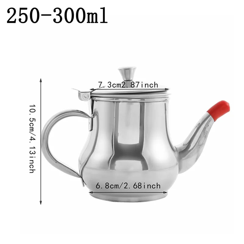 Stainless Steel Oil Filter Pot – Durable, Leak‑Proof Kitchen Storage