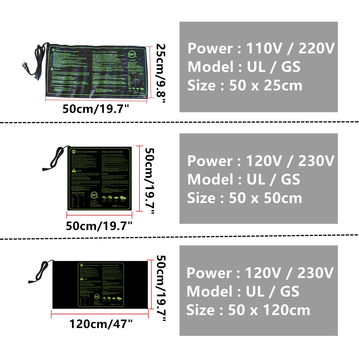 Waterproof Seedling Heating Mat