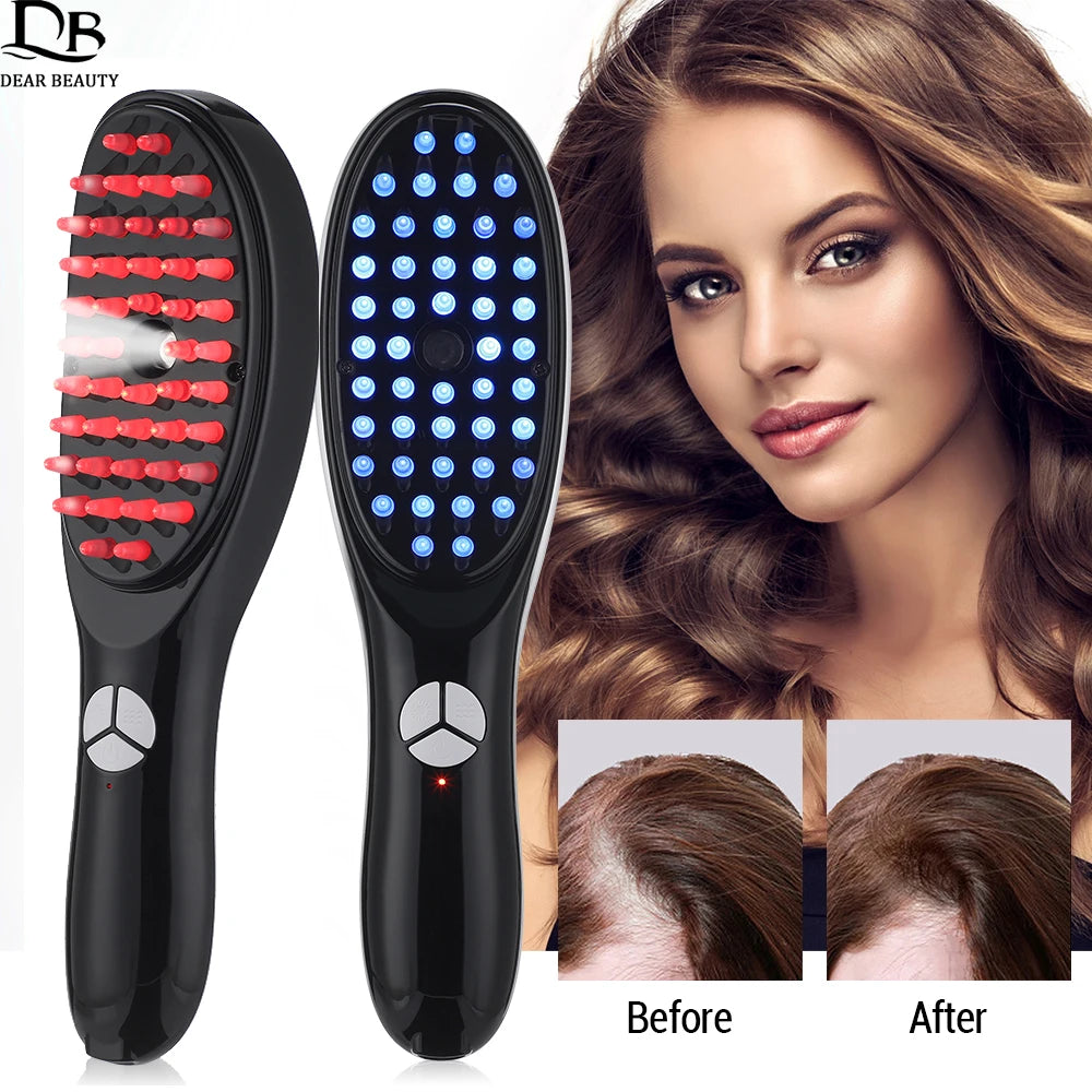 Electric Massage Comb with Light Therapy