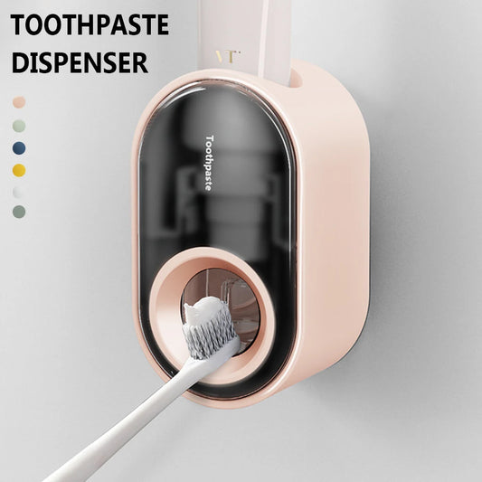 Automatic Toothpaste Squeezer and Wall-Mounted Organizer