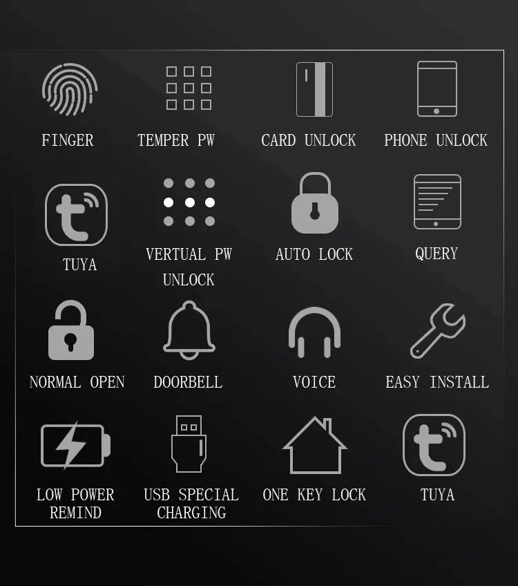 Fingerprint Lock  with Integrated Doorbell