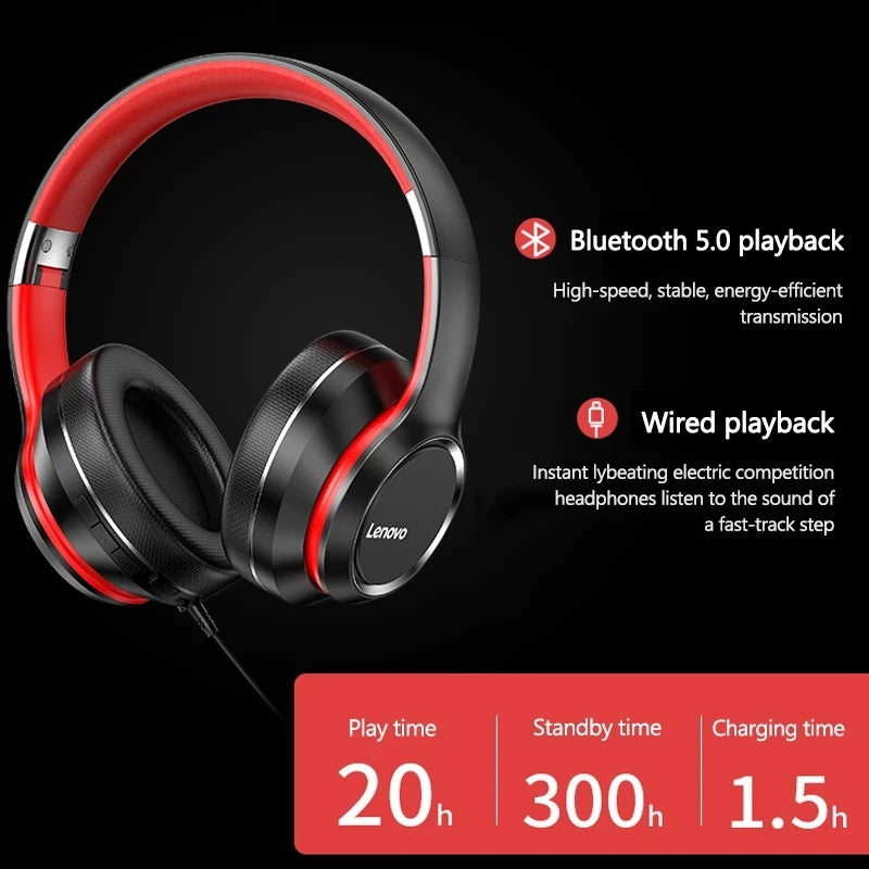 Lenovo HD200: Foldable Wireless Headphones