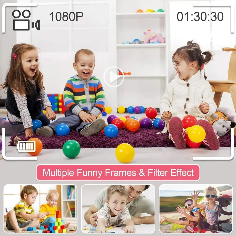 Children Educational Toy Digital Camera with 1080P Video Camera