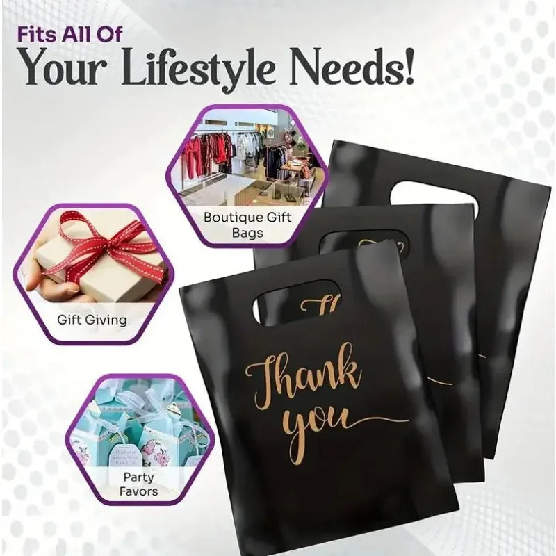 Thank You Handbag Candy Gift Bags (10/100PCS)