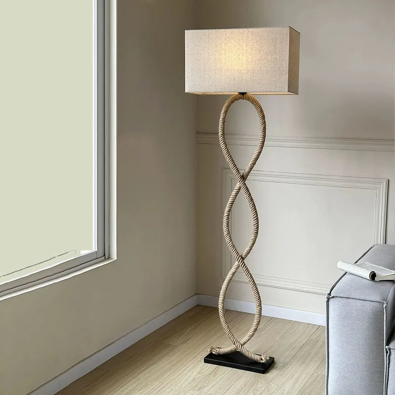 Nordic Retro LED Floor Lamp - Cozy Home Illumination