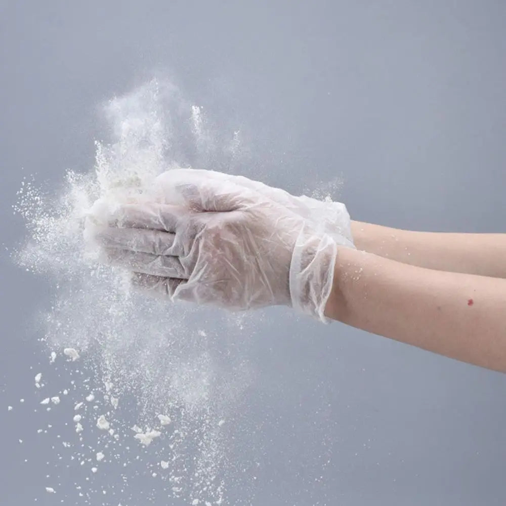 Disposable Plastic Gloves Restaurant Barbecue Transparent Environmental Protection PPE Household Kitchen Accessories PE