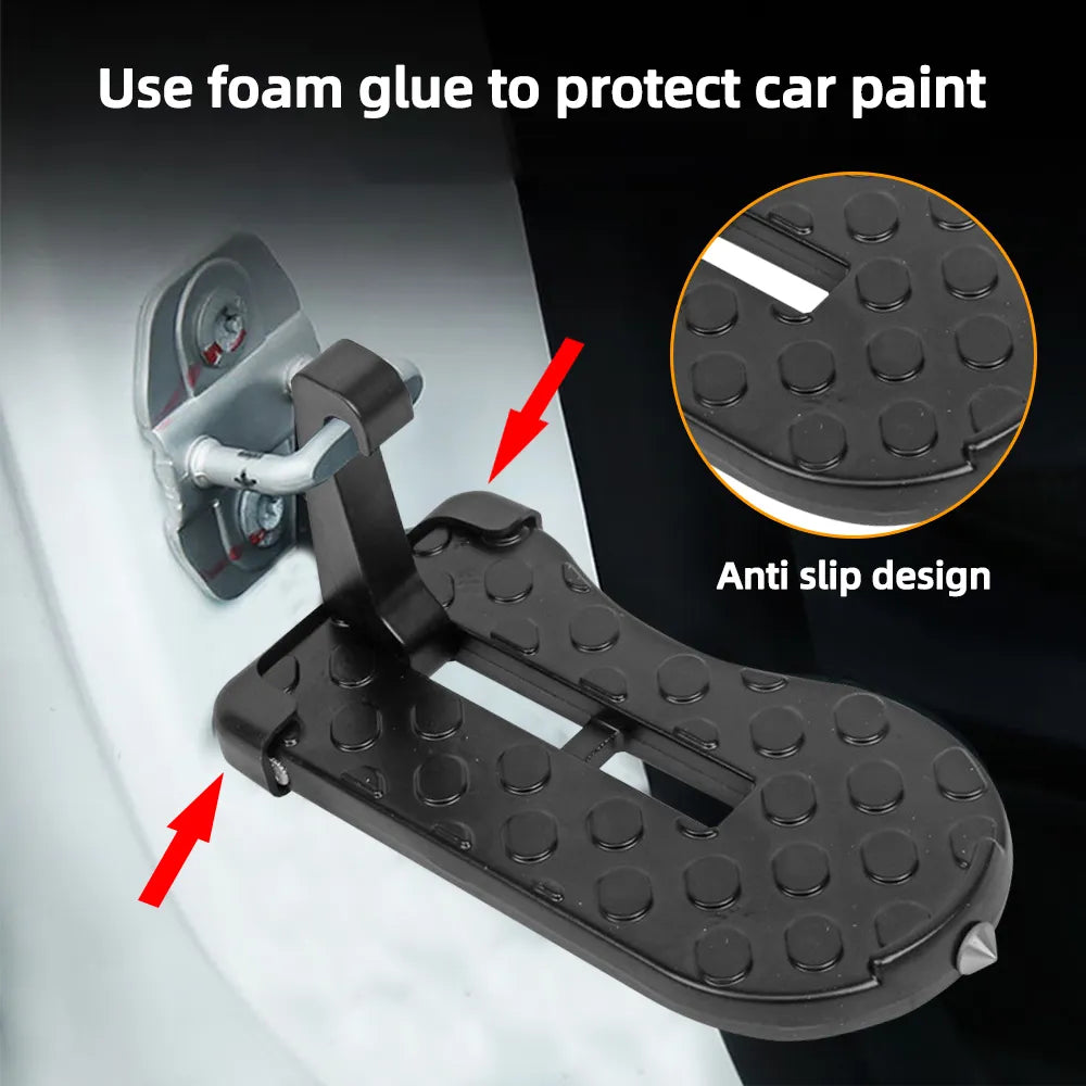 Caer Foldable Car Roof Rack Step - Universal Car Latch Hook