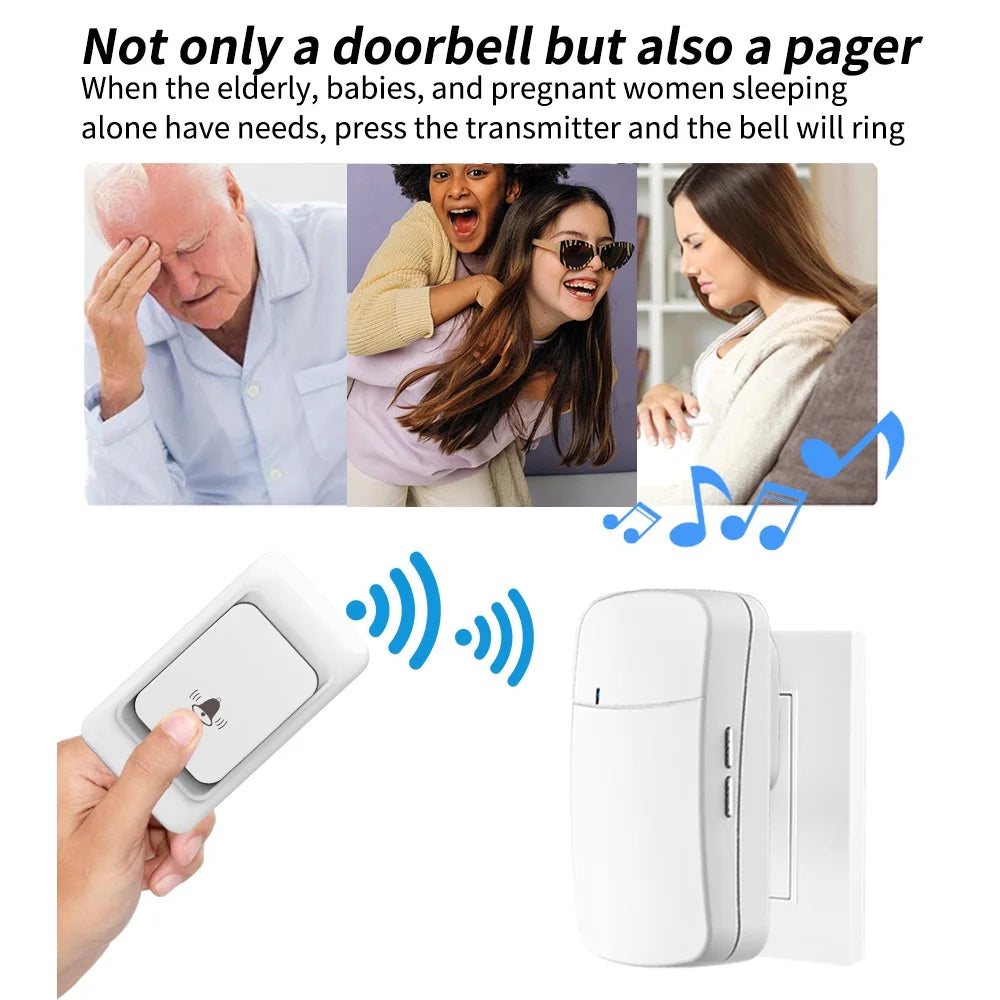 Outdoor Wireless  Waterproof  Door Bell