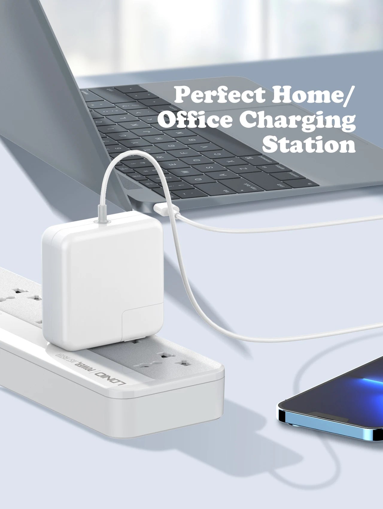 LDNIO 5-Outlet Power Strip with USB Ports