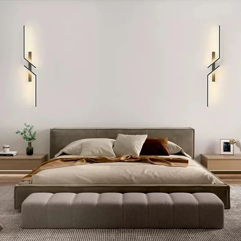 Sleek LED Wall Lamp - Minimalist Interior Illumination