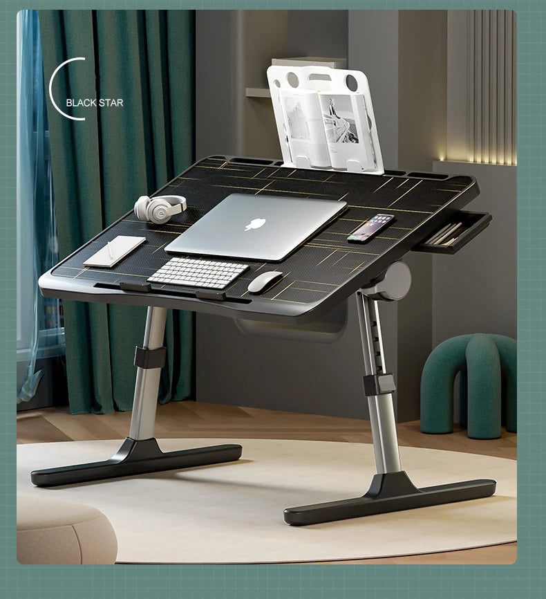 Adjustable Laptop Desk: Versatile Bedside Workstation