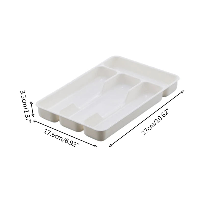 Kitchen Tools Drawer Organizer Tray Spoon Forks Cutlery Container Box