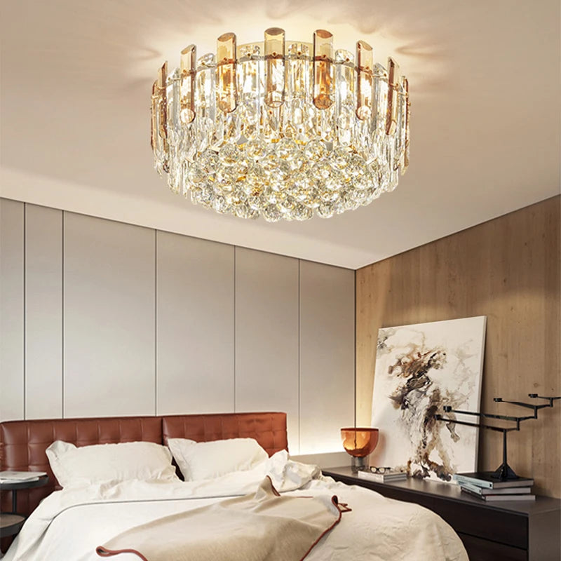 Modern LED Ceiling Lights - Luxury Crystal Balls