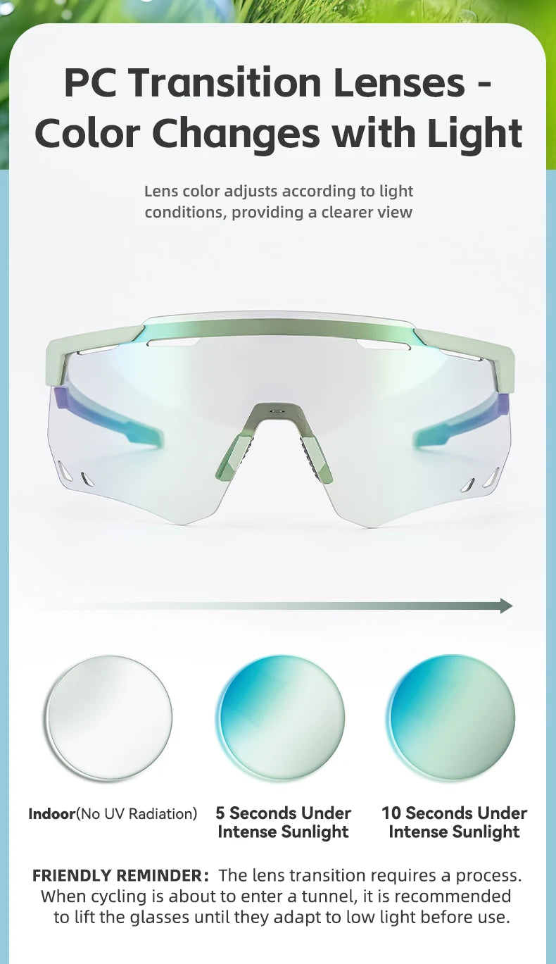 ROCKBROS Cycling Glasses | UV400 Sports Sunglasses