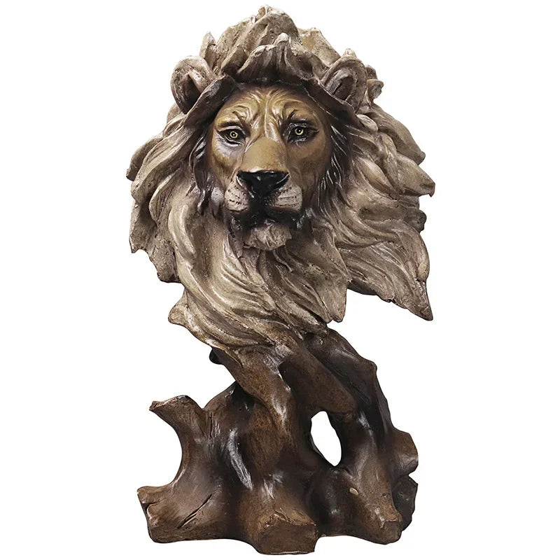 Animal Statue Collection - Majestic Wildlife for Home Décor