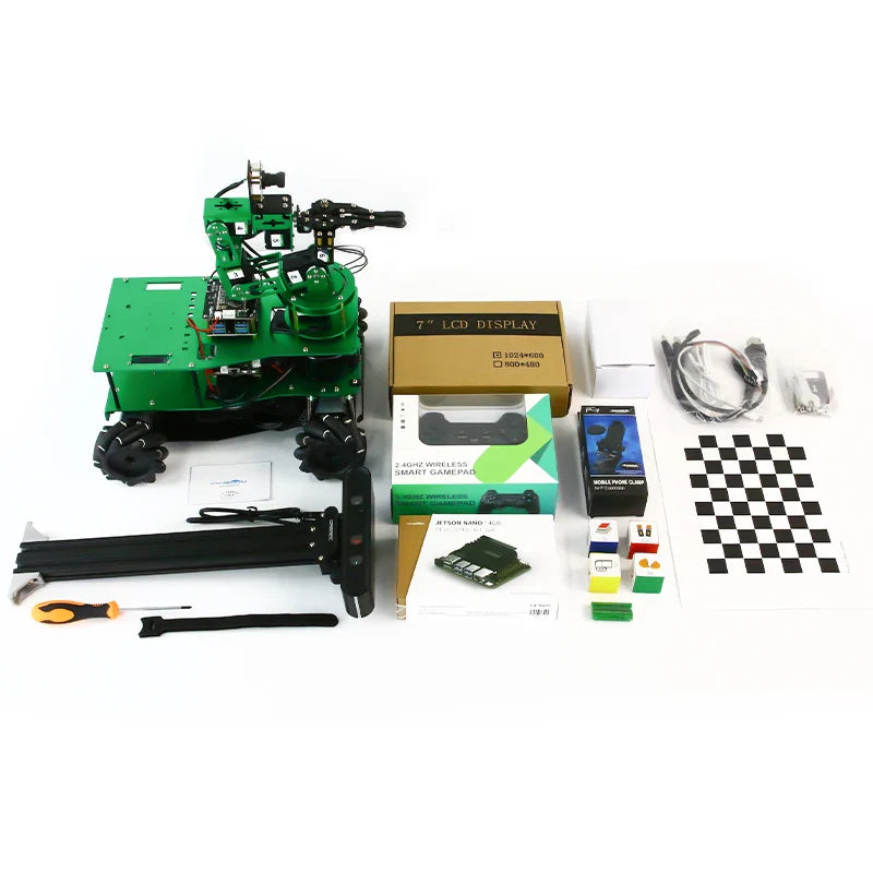 ROS AI Robot with 6-DOF Moveit Robotic Arm