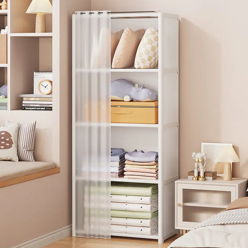 Portable Foldable Wardrobe - Spacious Dustproof Storage Solution