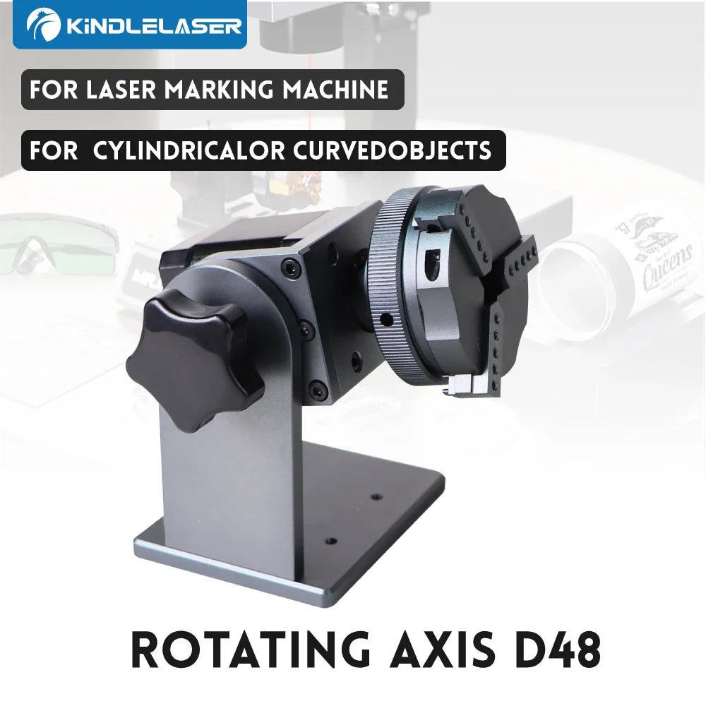 DAJA Rotary Axis Attachment for Laser Engravers