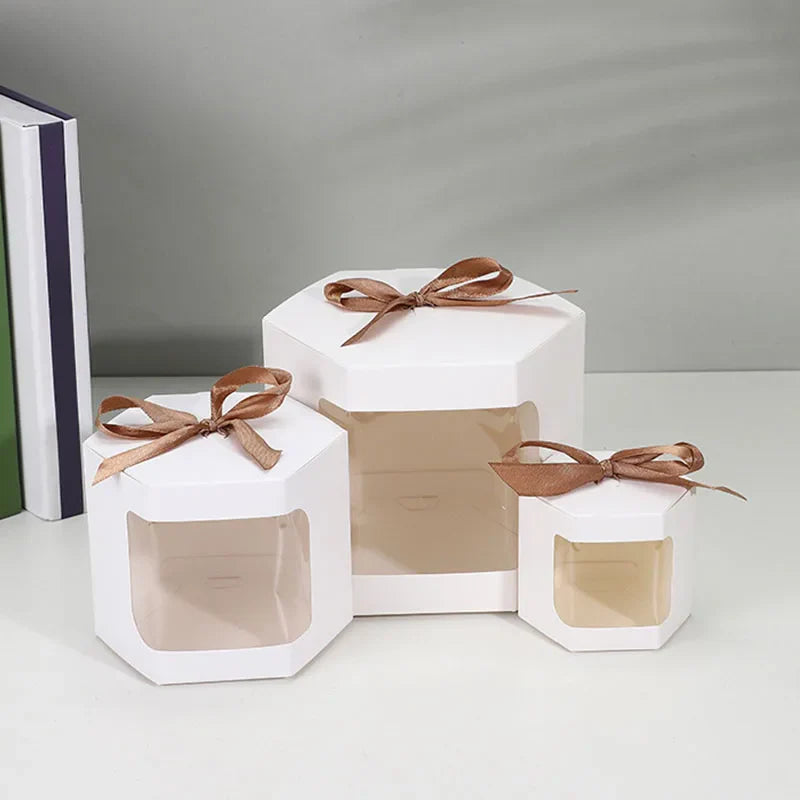 Multi-Size Kraft Paper Candy Gift Boxes