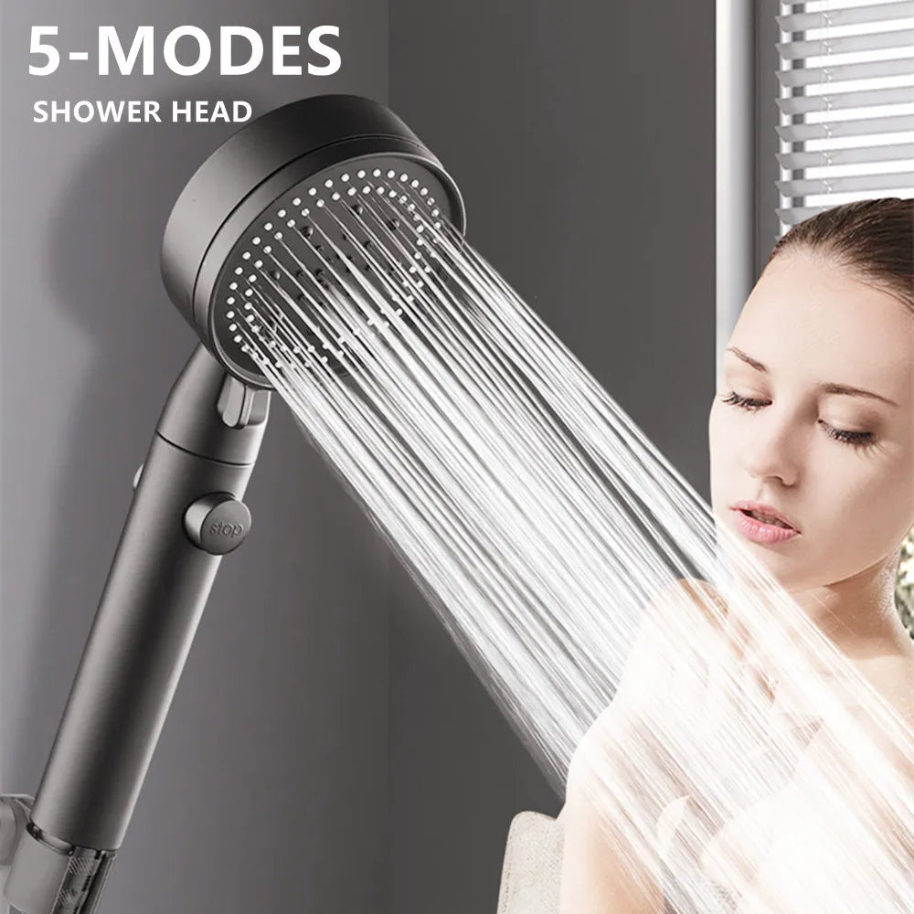 High Pressure  5 Modes Adjustable Showerheads