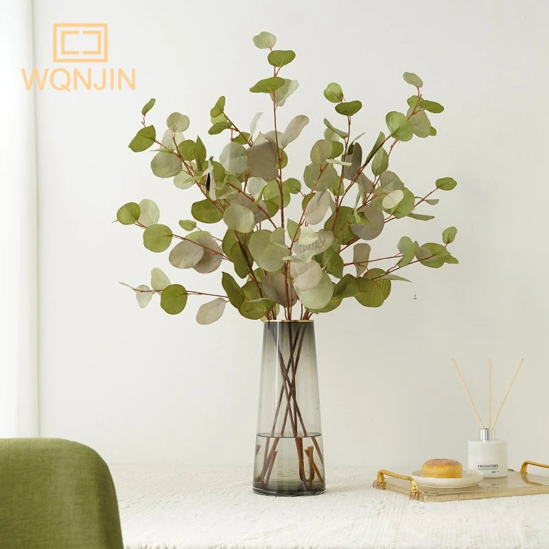 Artificial Eucalyptus and Apple Leaf Branch: Versatile Home and Event Decoration