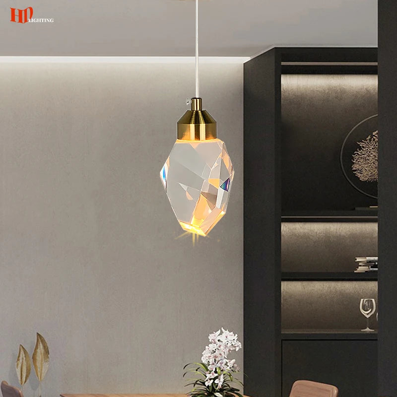 HD Luxury Crystal Pendant Lights