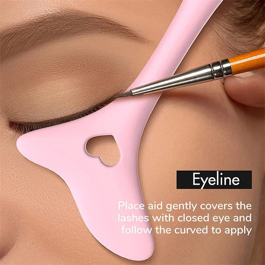 Versatile Silicone Makeup Stencil Set