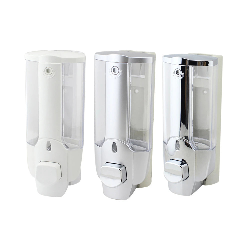 Wall Mounted Soap Dispenser Manual Liquid Shampoo Body Wash Dispenser Lotion Container Single Double Head Soap Dispenser