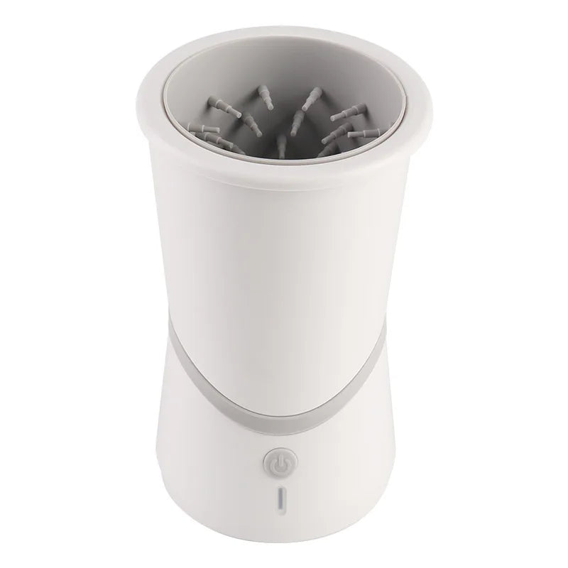 Portable Automatic Dog Paw Cleaner Cup - Rechargeable 2 in 1 Pet Foot Washer with Soft Brush - High Power - Suitable for Big Dogs and Cats