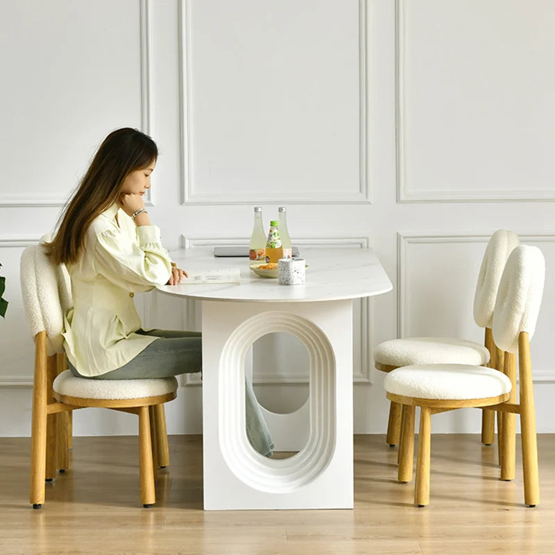 Multifunctional Dining Set - Elegant 4-Chair Ensemble