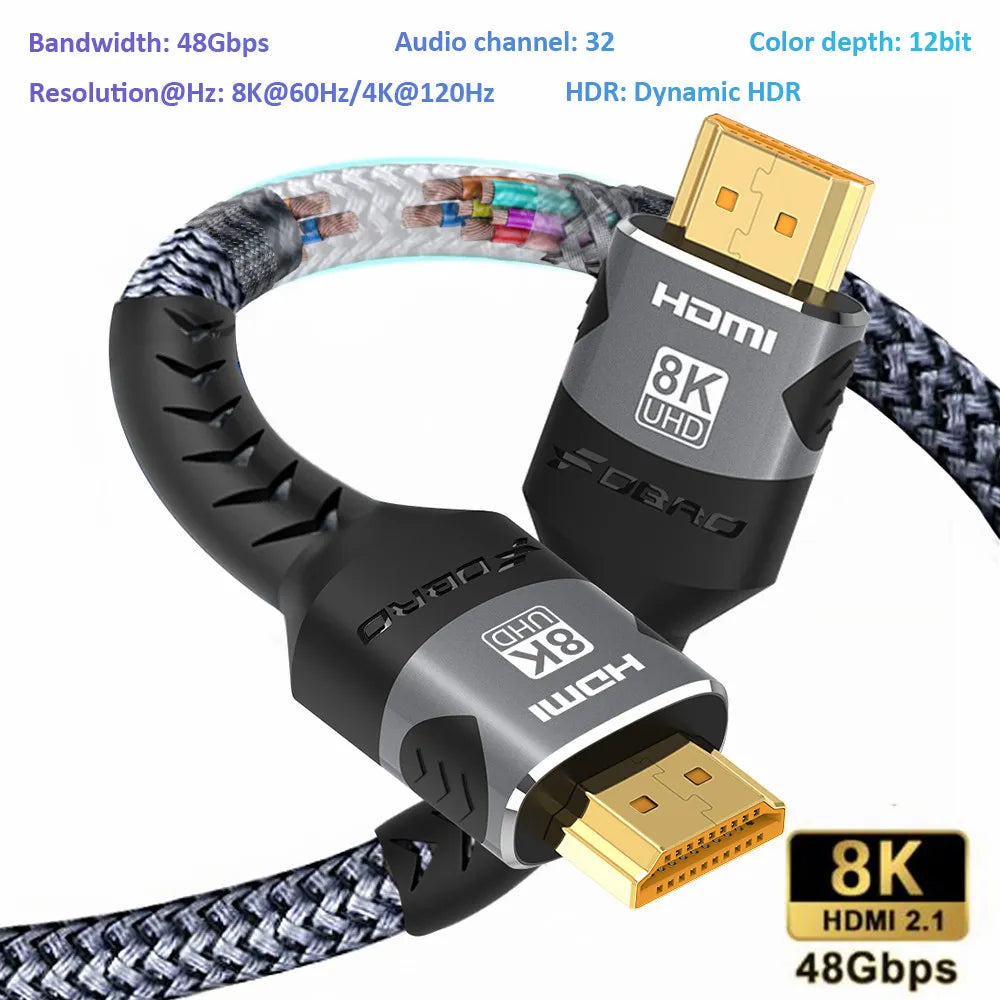 HyperVision 8K HDMI 2.1 Cable