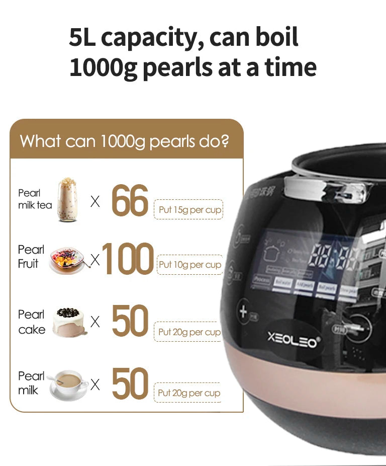 XEOLEO 5L Tapioca Cooker & Warmer