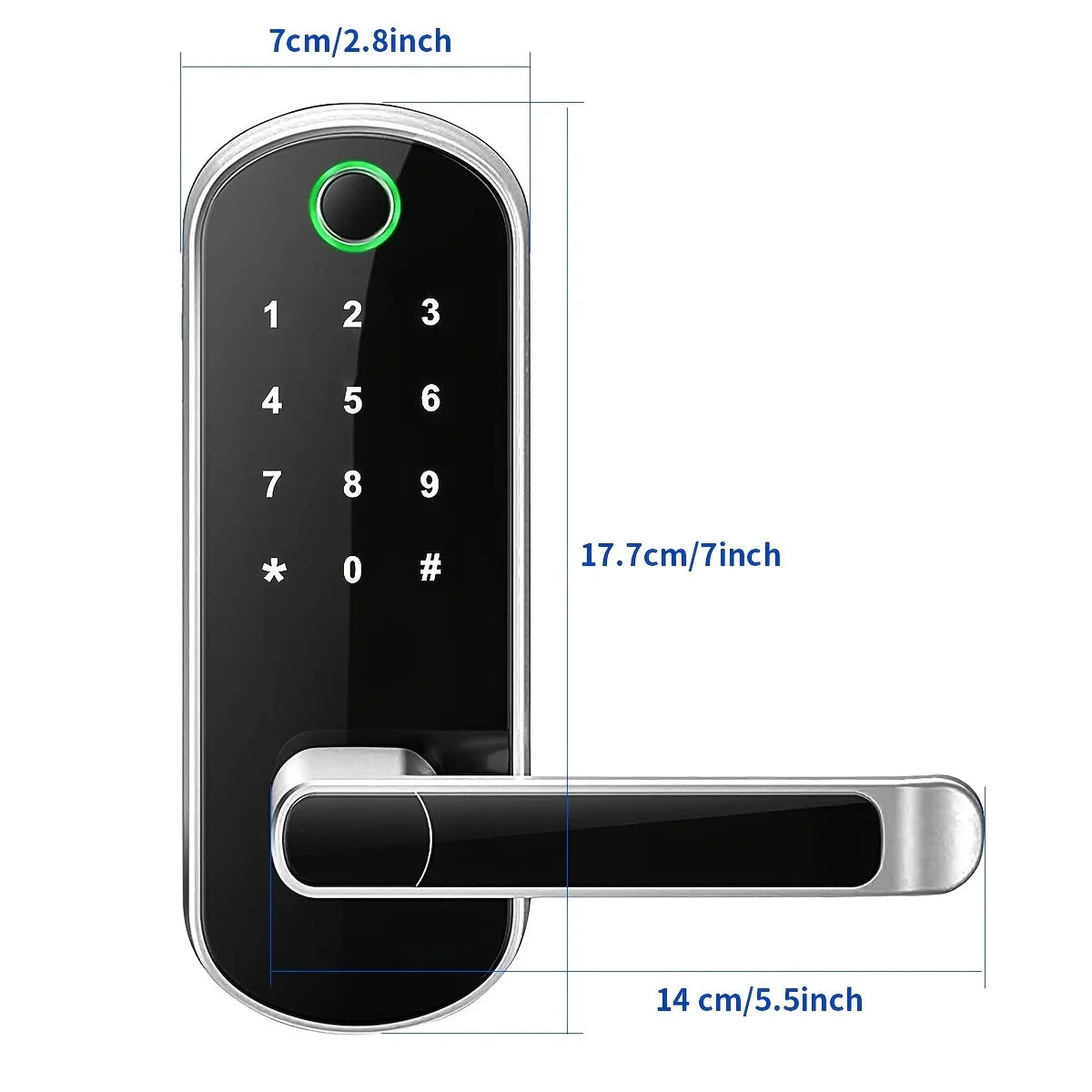 Touchscreen Fingerprint Smart Lock WiFi Enabled