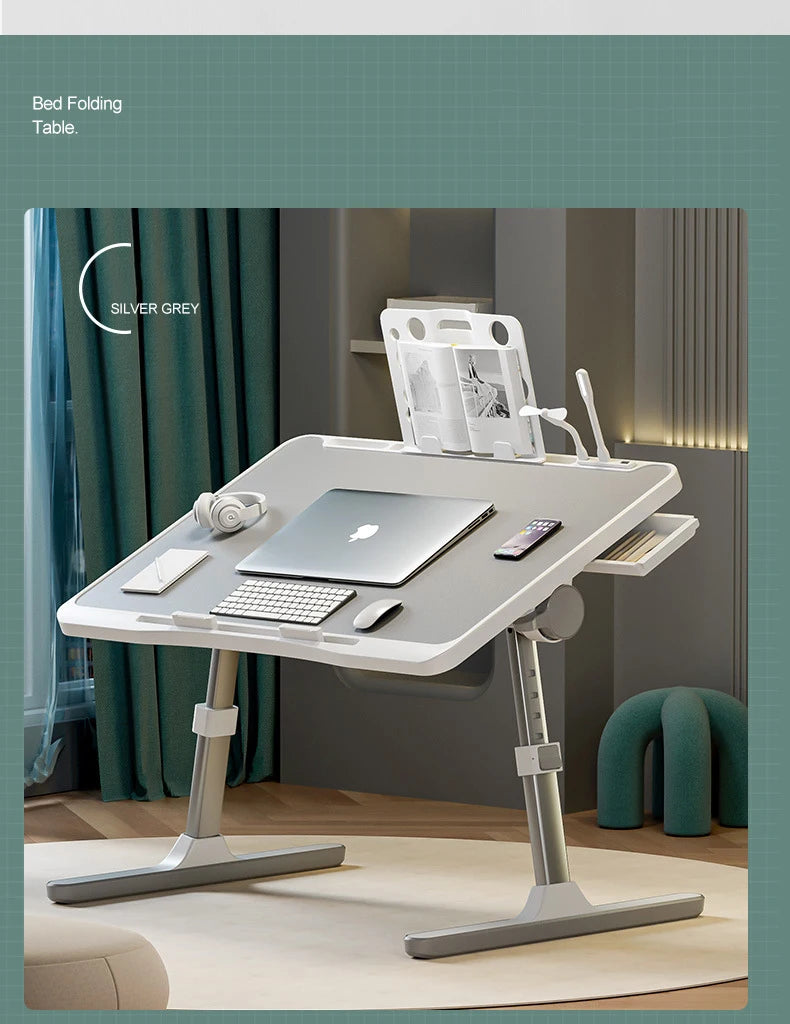 Adjustable Laptop Desk: Versatile Bedside Workstation