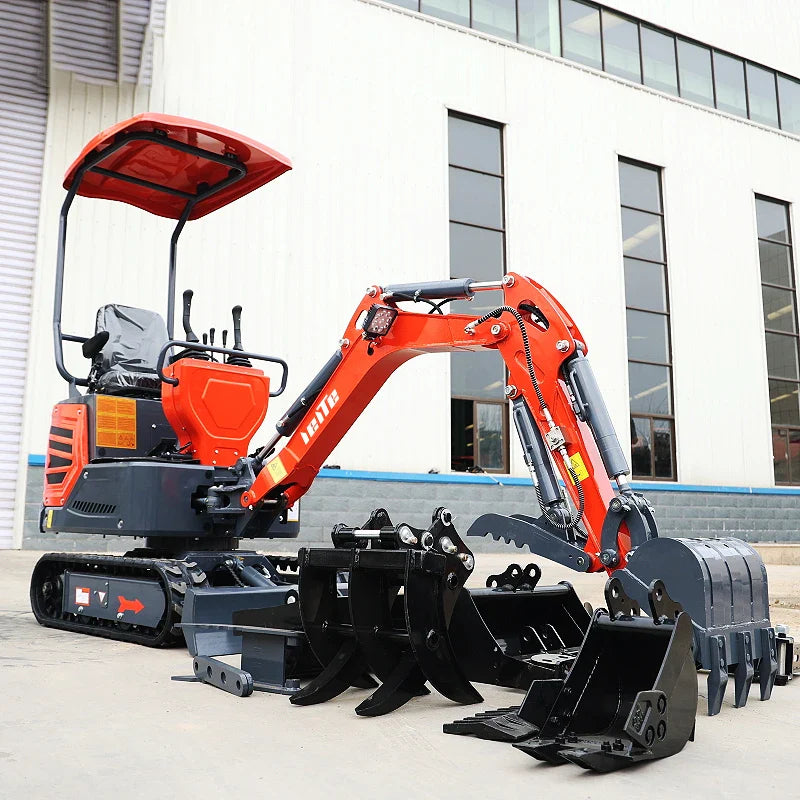 Customizable 1-Ton Mini Excavator - EPA/EURO5