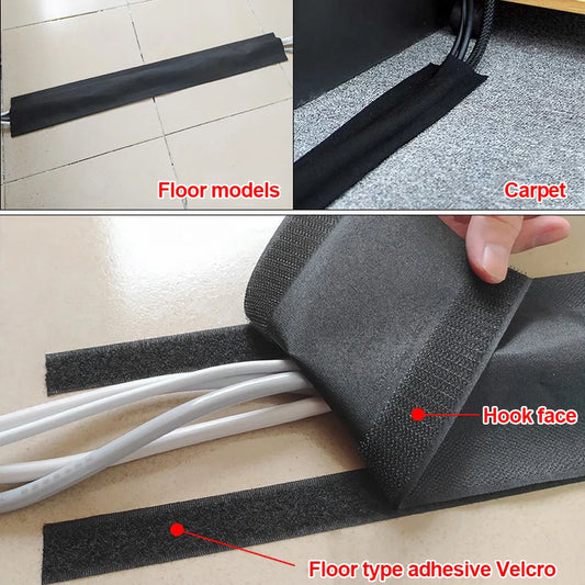 Adjustable Hook and Loop Cable Cover