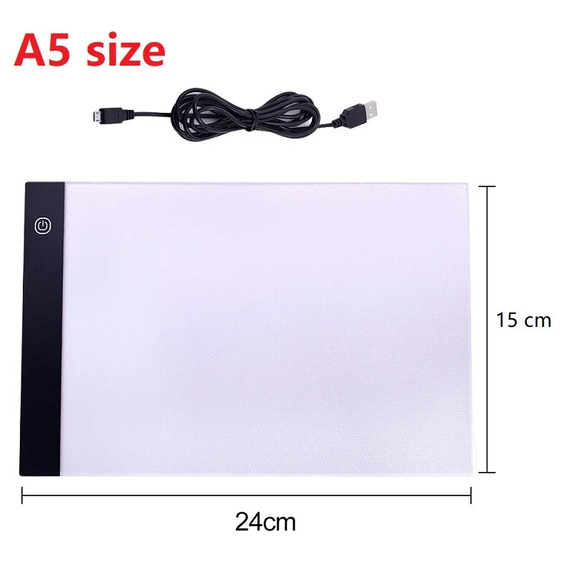 Kids Toys to Draw 3 Level Dimmable Drawing Tablet Led Copy Board A5 size for Children Learning Educational Tools