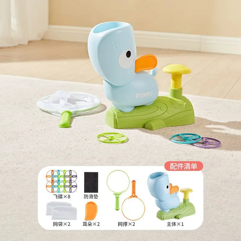Run, Chase & Catch – Outdoor Flying Disc Launcher Toy for Active Kids (Ages 3+)