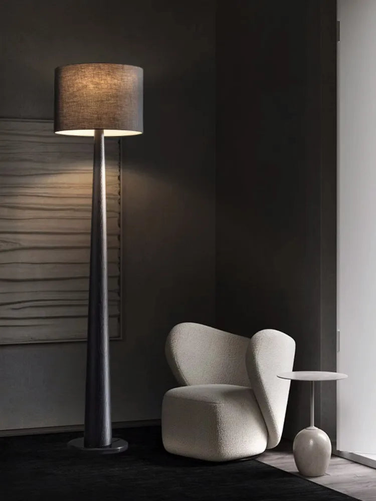 Luxury Modern Wooden Floor Lamp - High-Quality LED Lighting