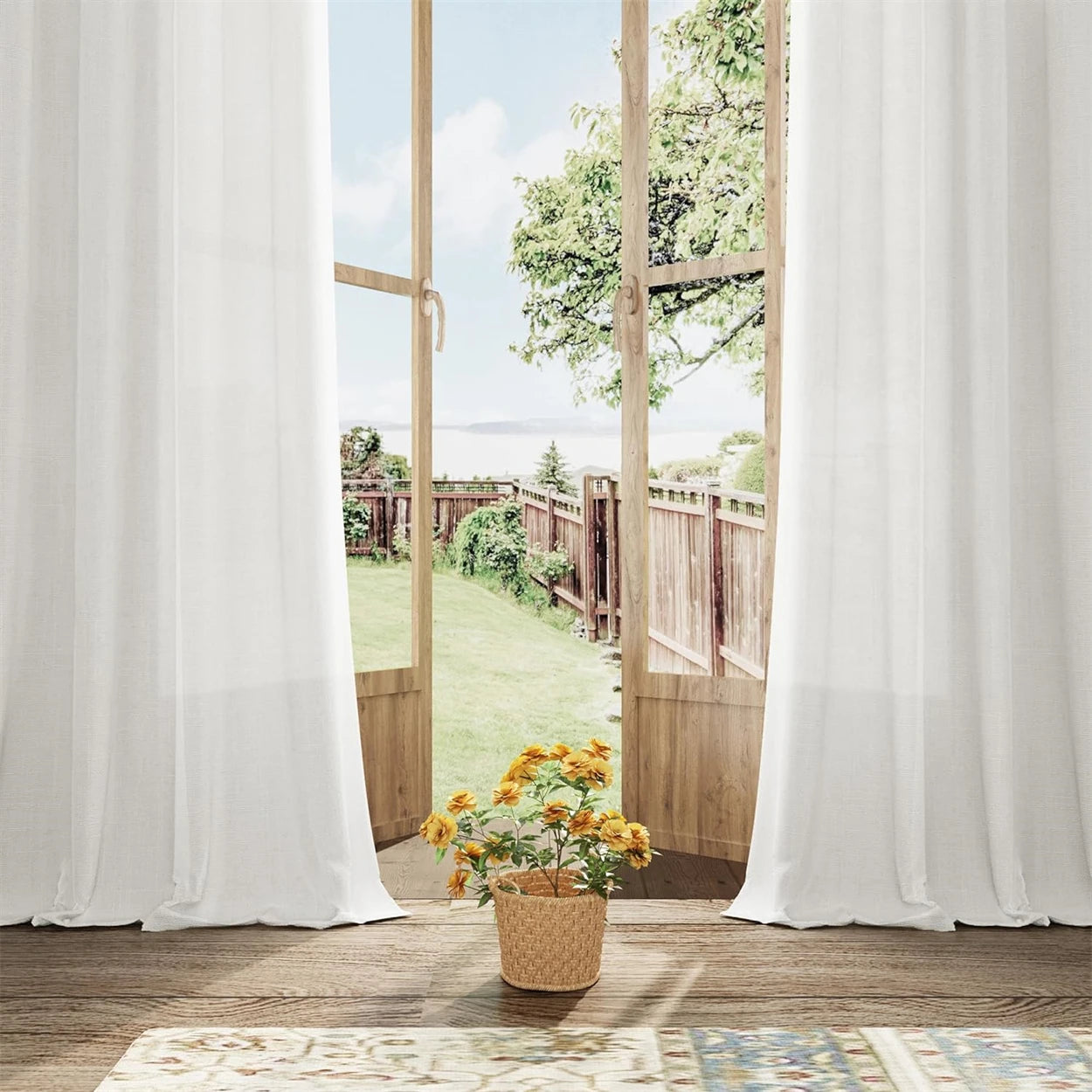 Trendy Luxury Boho Style Linen Curtains