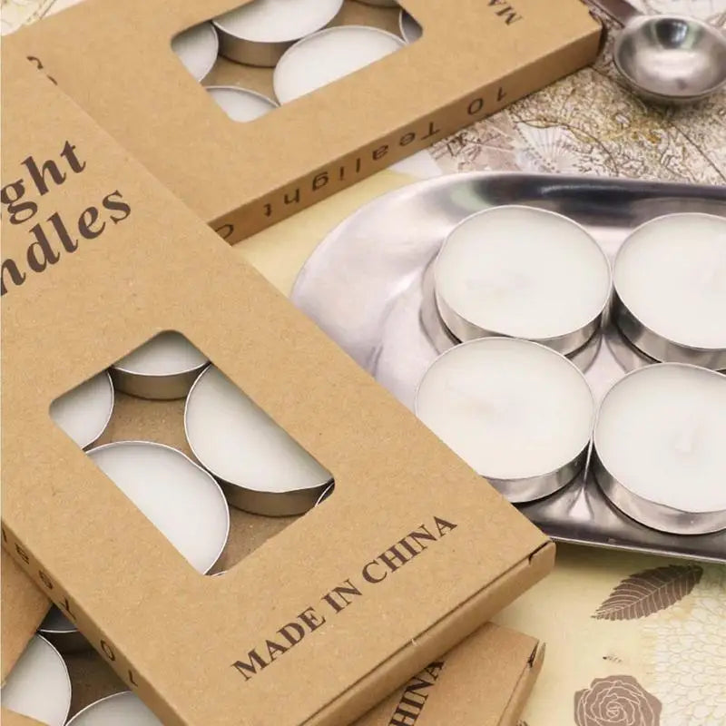 Box of 10 Smokeless Tealight Candles
