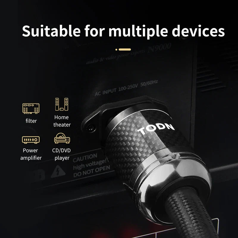TODN HIFI OCC Power Cable