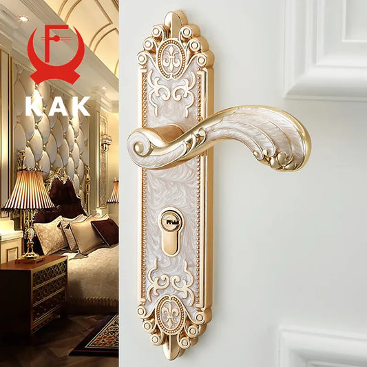 European Style Mute Room Door Lock Handle