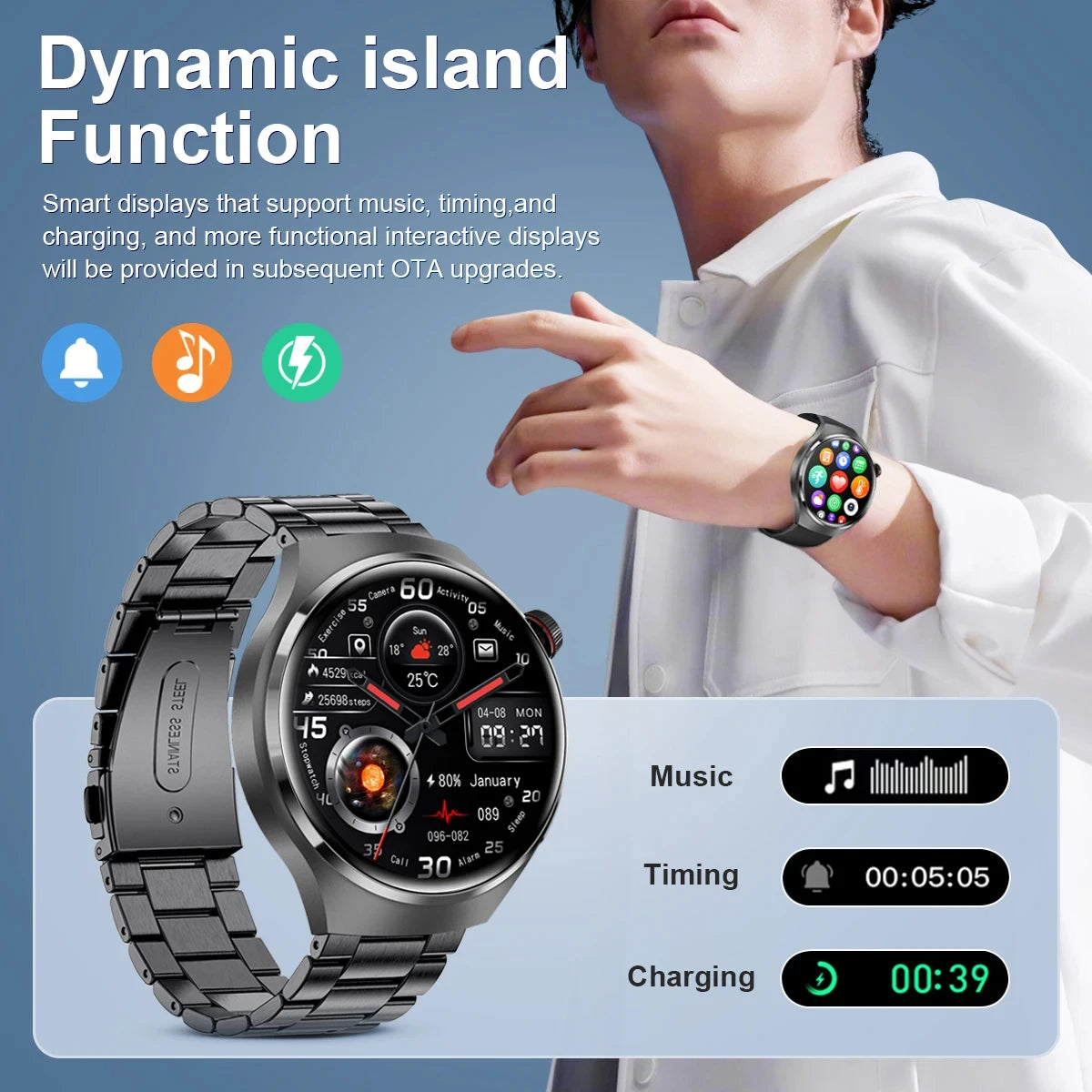 New Huawei GT4 Pro Unisex Multifunctional Smart Watch