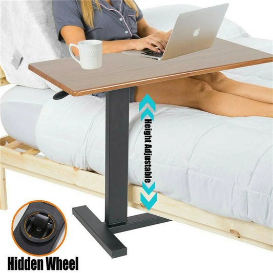 Hospital Bedside Laptop Desk - Rolling & Adjustable