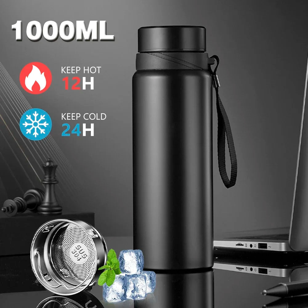 1L Stainless Steel Thermal Water Bottle